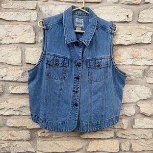 Vintage St. John's Bay Blue Denim Vest Jean 20W